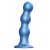 Голубая насадка Strap-On-Me Dildo Plug Balls size L - Strap-on-me - купить с доставкой в Домодедово