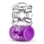 Фиолетовое эрекционное виброкольцо Pleaser Rechargeable C-Ring - Blush Novelties - в Домодедово купить с доставкой