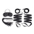 Эротический набор 4PC Bondage Bed Strap   Flogger Kit - Lux Fetish - купить с доставкой в Домодедово
