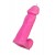 Розовая свеча в форме пениса - 13 см. - Pecado - купить с доставкой в Домодедово