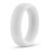 Белое люминесцентное эрекционное кольцо Silicone Glo Cock Ring - Blush Novelties - в Домодедово купить с доставкой