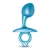 Голубая анальная пробка для массажа простаты Bulb Silicone Prostate Plug - 10,7 см. - b-Vibe - в Домодедово купить с доставкой