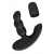 Черный силиконовый стимулятор простаты Levett Nitoc с пультом ДУ - Levett - в Домодедово купить с доставкой