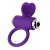Фиолетовое виброкольцо с ресничками JOS PERY - JOS - в Домодедово купить с доставкой