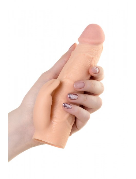 Телесная насадка Toyfa XLover для увеличения размера - 16,8 см. - ToyFa - в Домодедово купить с доставкой