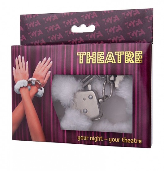 Наручники с белой меховой опушкой - ToyFa - купить с доставкой в Домодедово