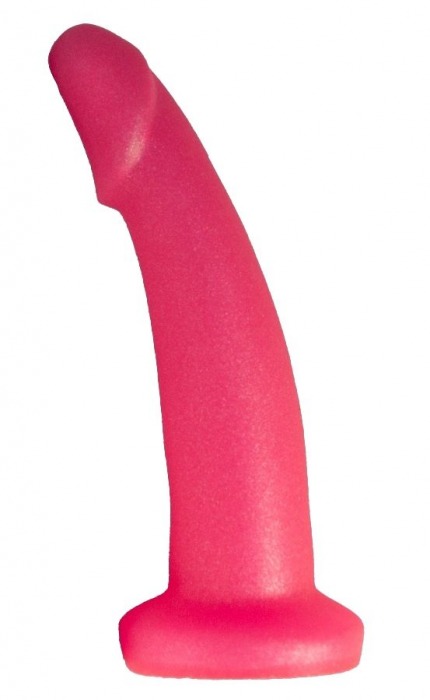 Розовый плаг-массажёр для простаты - 13,5 см. - LOVETOY (А-Полимер) - в Домодедово купить с доставкой