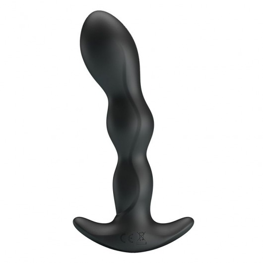 Черный анальный стимулятор простаты с вибрацией Special Anal Massager - 14,5 см. - Baile - в Домодедово купить с доставкой
