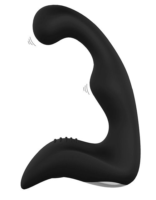 Чёрный перезаряжаемый массажёр простаты BOOTY PLEASER - Dream Toys - в Домодедово купить с доставкой