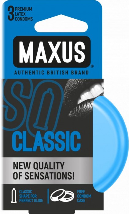 Классические презервативы в железном кейсе MAXUS Classic - 3 шт. - Maxus - купить с доставкой в Домодедово