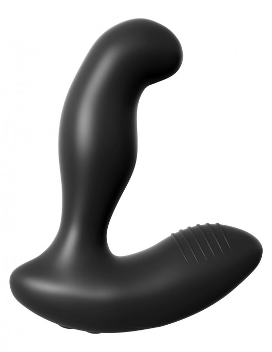 Черный массажер простаты Electro Stim Prostate Vibe с электростимуляцией - 13,3 см. - Pipedream - купить с доставкой в Домодедово