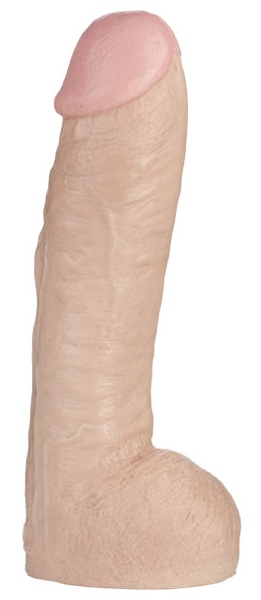 Огромная насадка-реалистик Vac-U-Lock Realistic Hung - 31,7 см. - Doc Johnson - купить с доставкой в Домодедово
