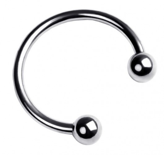 Серебристая подкова на головку пениса - ToyFa - купить с доставкой в Домодедово