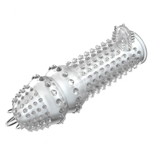 Закрытая прозрачная насадка Crystal sleeve - 14,2 см. - Erowoman-Eroman - в Домодедово купить с доставкой