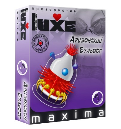 Презерватив LUXE Maxima  Аризонский Бульдог  - 1 шт. - Luxe - купить с доставкой в Домодедово