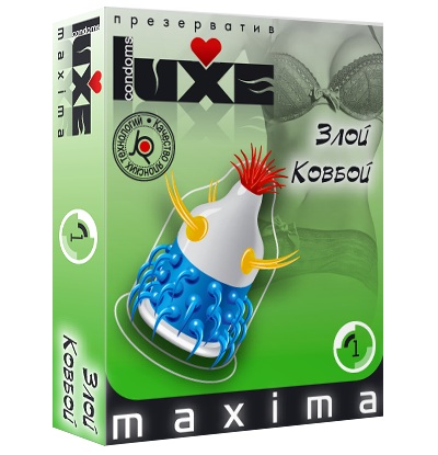 Презерватив LUXE Maxima  Злой Ковбой  - 1 шт. - Luxe - купить с доставкой в Домодедово
