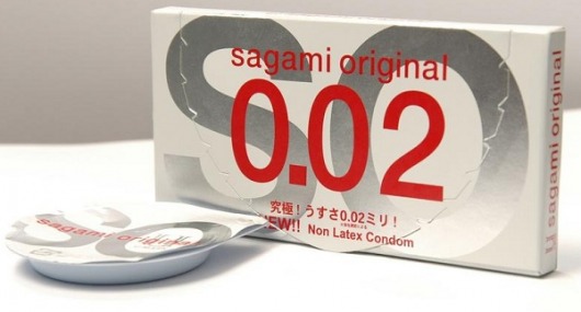 Ультратонкие презервативы Sagami Original - 2 шт. - Sagami - купить с доставкой в Домодедово