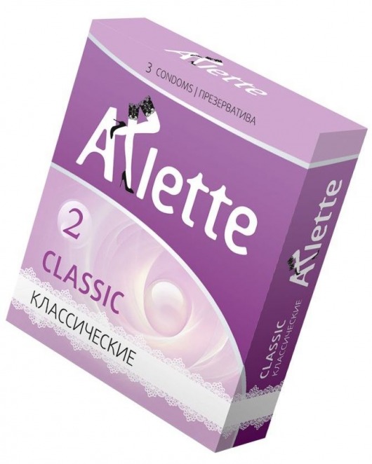 Классические презервативы Arlette Classic - 3 шт. - Arlette - купить с доставкой в Домодедово