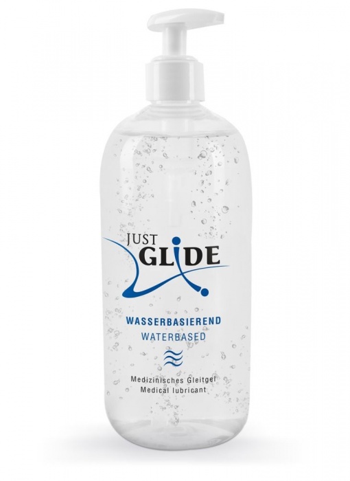 Гель-смазка на водной основе Just Glide с дозатором - 500 мл. - Orion - купить с доставкой в Домодедово