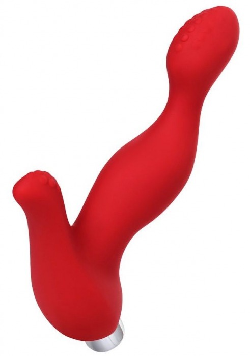 Красный силиконовый вибростимулятор простаты Proman - 12,5 см. - ToyFa - в Домодедово купить с доставкой