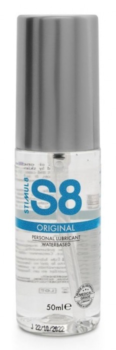 Универсальный лубрикант на водной осноdе S8 Original Lube - 50 мл. - Stimul8 - купить с доставкой в Домодедово