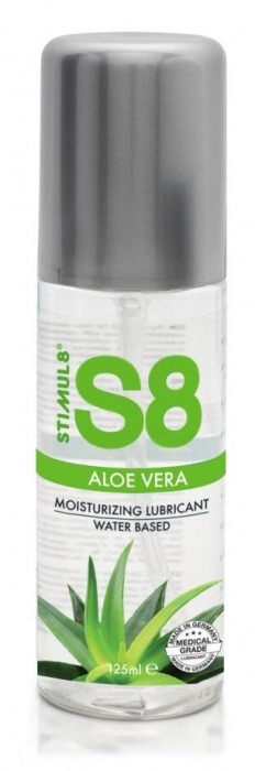 Лубрикант на водной основе S8 Aloe Vera Lube - 125 мл. - Stimul8 - купить с доставкой в Домодедово