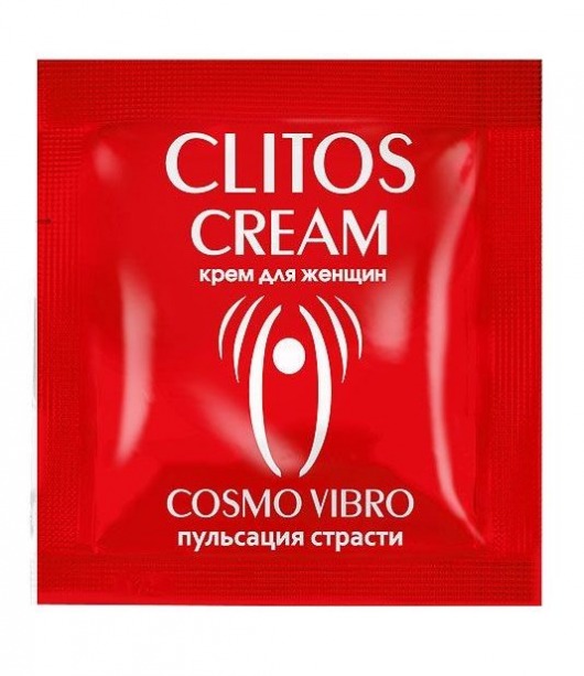 Пробник возбуждающего крема для женщин Clitos Cream - 1,5 гр. - Биоритм - купить с доставкой в Домодедово