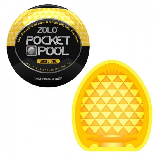 Эластичный мастурбатор Zolo Susie Cue - Zolo - в Домодедово купить с доставкой