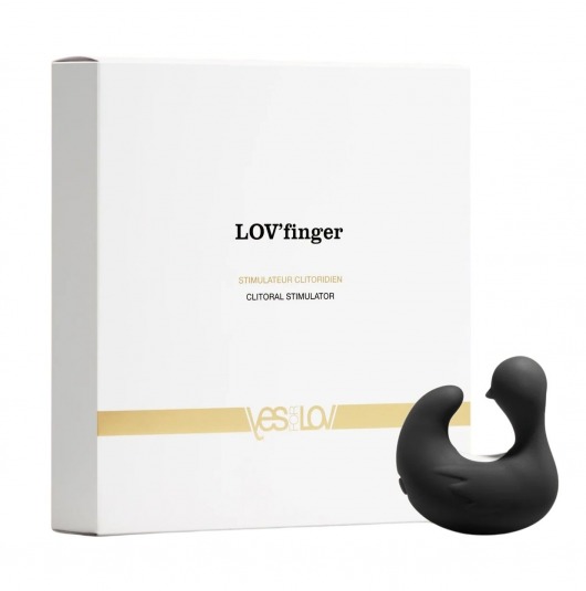 Вибростимулятор-уточка Lov Finger в комплекте с возбуждающим гелем - YESforLOV