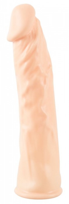 Телесная насадка-удлинитель Silicone Extension - 19 см. - Orion - в Домодедово купить с доставкой