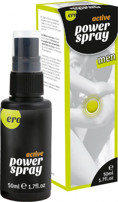 Стимулирующий спрей для мужчин Active Power Spray - 50 мл. - Ero - купить с доставкой в Домодедово