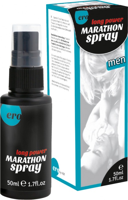 Пролонгирующий спрей для мужчин Long Power Marathon Spray - 50 мл. - Ero - купить с доставкой в Домодедово