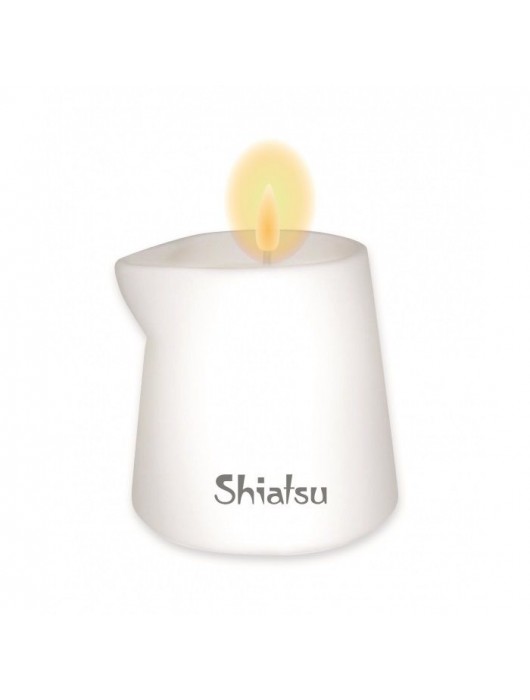 Массажная свеча с ароматом амбры - 130 гр. - Shiatsu - купить с доставкой в Домодедово