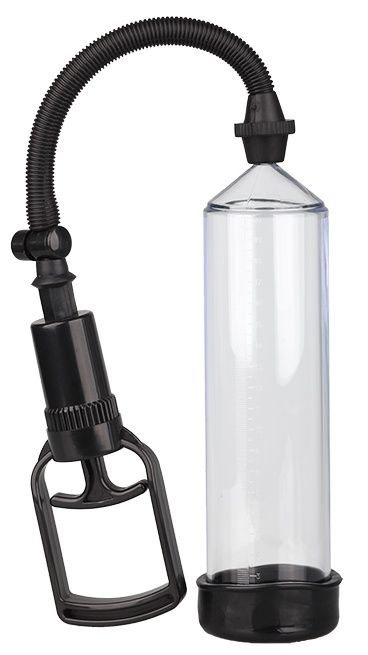 Прозрачная вакуумная помпа TRIGGER HANDLE PENIS PUMP - Dream Toys - в Домодедово купить с доставкой