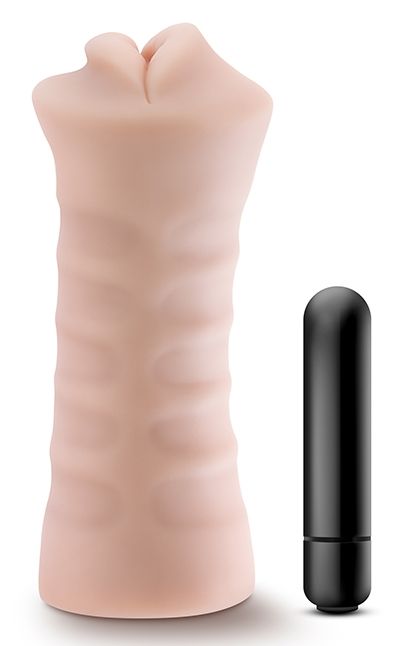 Телесный мастурбатор-ротик Angie - Blush Novelties - в Домодедово купить с доставкой