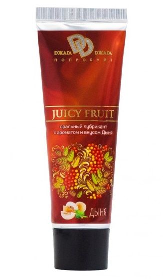 Интимный съедобный лубрикант JUICY FRUIT с ароматом дыни - 30 мл. - БиоМед - купить с доставкой в Домодедово