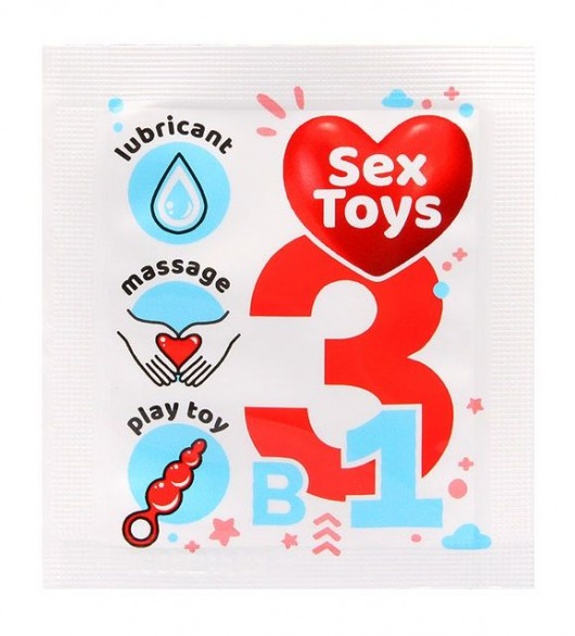 Гель-лубрикант на водной основе Sex Toys - 4 гр. - Биоритм - купить с доставкой в Домодедово