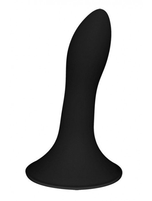 Черная анальная пробка двойной плотности Hitsens 5 - 12,9 см. - Adrien Lastic