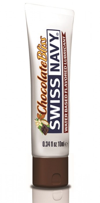 Лубрикант с ароматом шоколада Swiss Navy Chocolate Bliss Lube - 10 мл. - Swiss navy - купить с доставкой в Домодедово