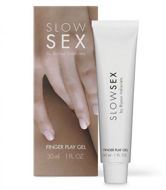 Гель для мастурбации с ароматом кокоса Slow Sex Finger Play Gel - 30 мл. - Bijoux Indiscrets - купить с доставкой в Домодедово