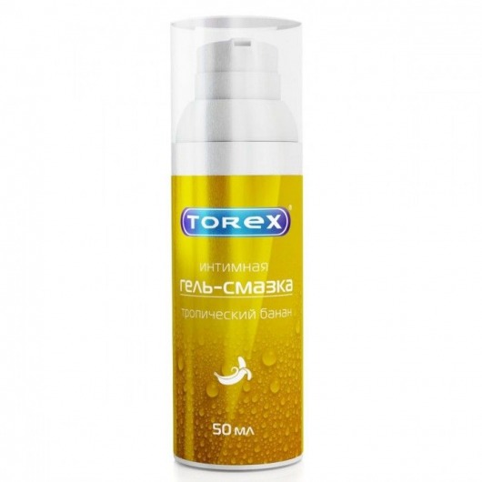 Гель-смазка на водной основе Torex  Тропический банан  - 50 мл. - Torex - купить с доставкой в Домодедово