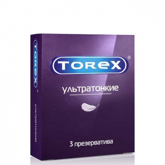 Презервативы Torex  Ультратонкие  - 3 шт. - Torex - купить с доставкой в Домодедово