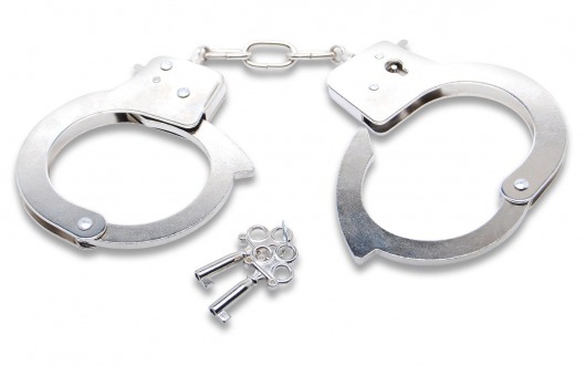 Наручники с ключами Official Handcuffs - Pipedream - купить с доставкой в Домодедово