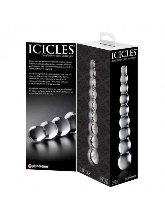 Стеклянная анальная елочка ICICLES №2 - Pipedream