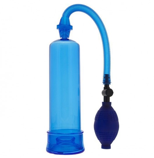 Синяя вакуумная помпа MENZSTUFF PENIS ENLARGER - Dream Toys - в Домодедово купить с доставкой