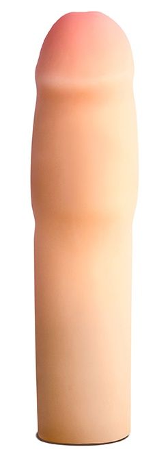 Телесная насадка-удлинитель на пенис PERFORMANCE 1.5INCH COCK XTENDER - 16 см. - Blush Novelties - в Домодедово купить с доставкой