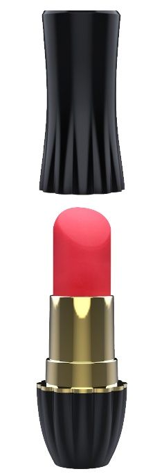 Клиторальный стимулятор-помада LIPSTICK - 9,3 см. - Dream Toys - купить с доставкой в Домодедово