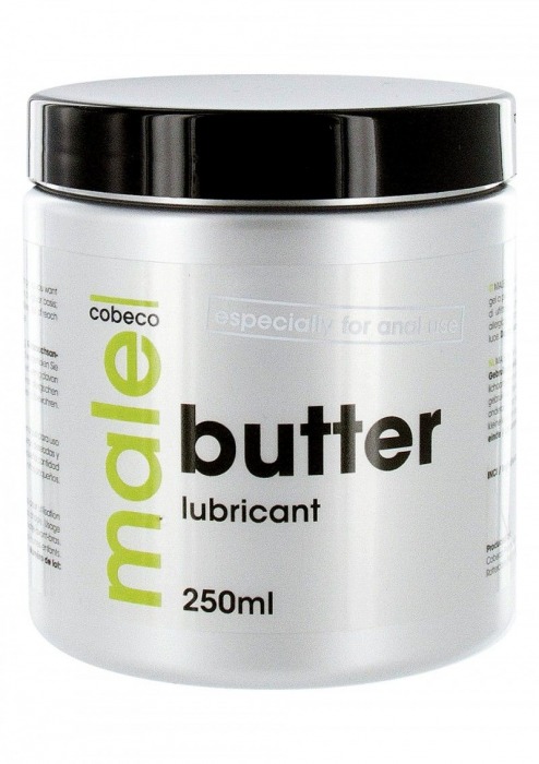 Анальный лубрикант MALE Cobeco Butter Lubricant - 250 мл. - Cobeco - купить с доставкой в Домодедово