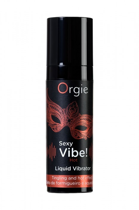 Разогревающий гель для массажа ORGIE Sexy Vibe Hot с эффектом вибрации - 15 мл. - ORGIE - купить с доставкой в Домодедово