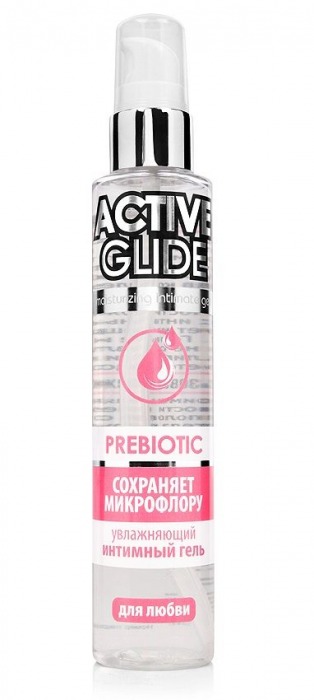 Увлажняющий интимный гель Active Glide Prebiotic - 100 гр. - Биоритм - купить с доставкой в Домодедово